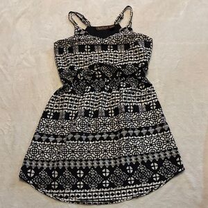 Speed Control NewYork Monochrome Geometric Dress Size Medium EUC